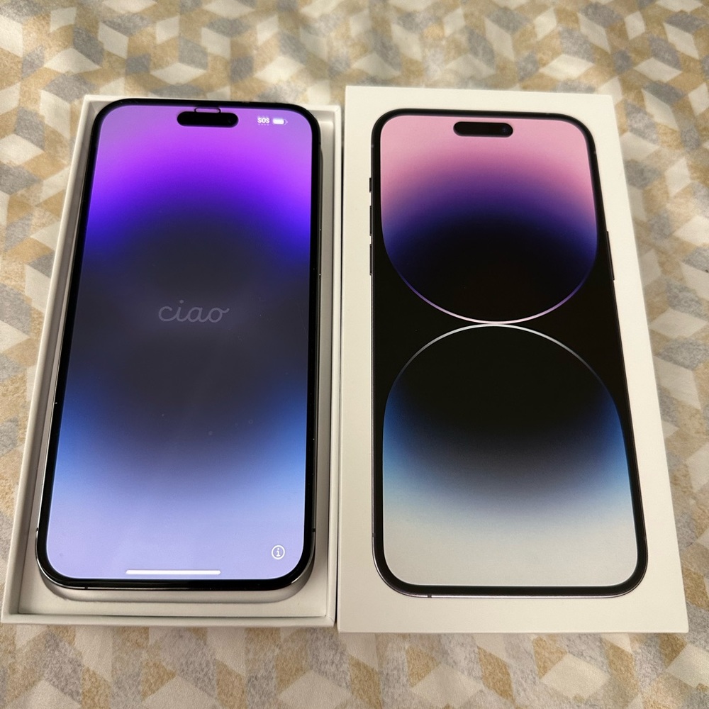 Apple iPhone 14 Pro Max - 128GB Manufacturers Unlocked- E-Sim